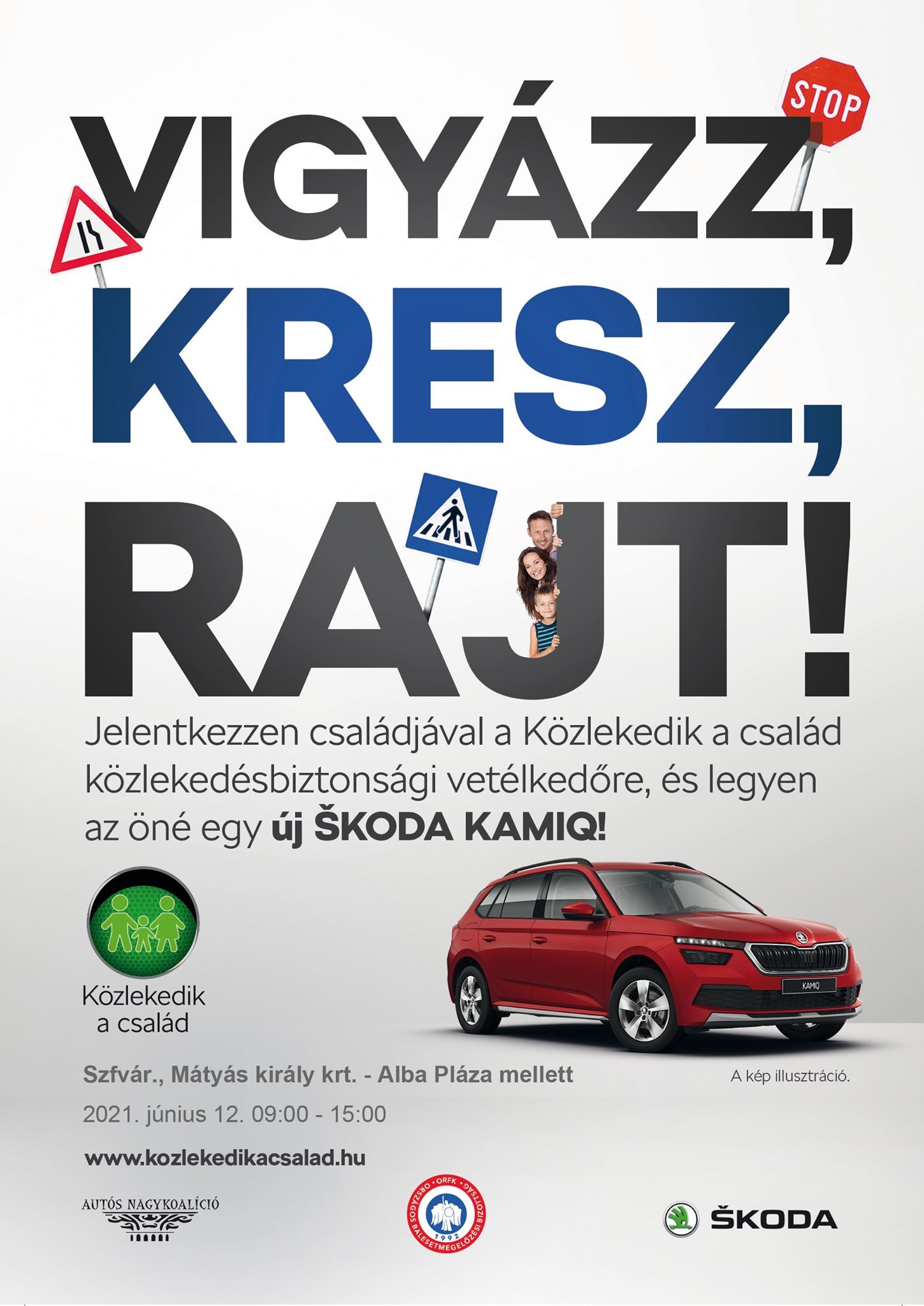 Még lehet jelentkezni a „Közlekedik a család” fehérvári versenyére